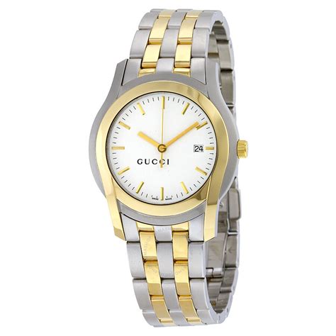 gucci 5505 g class mens two-tone watch|Gucci 5505 Gold.